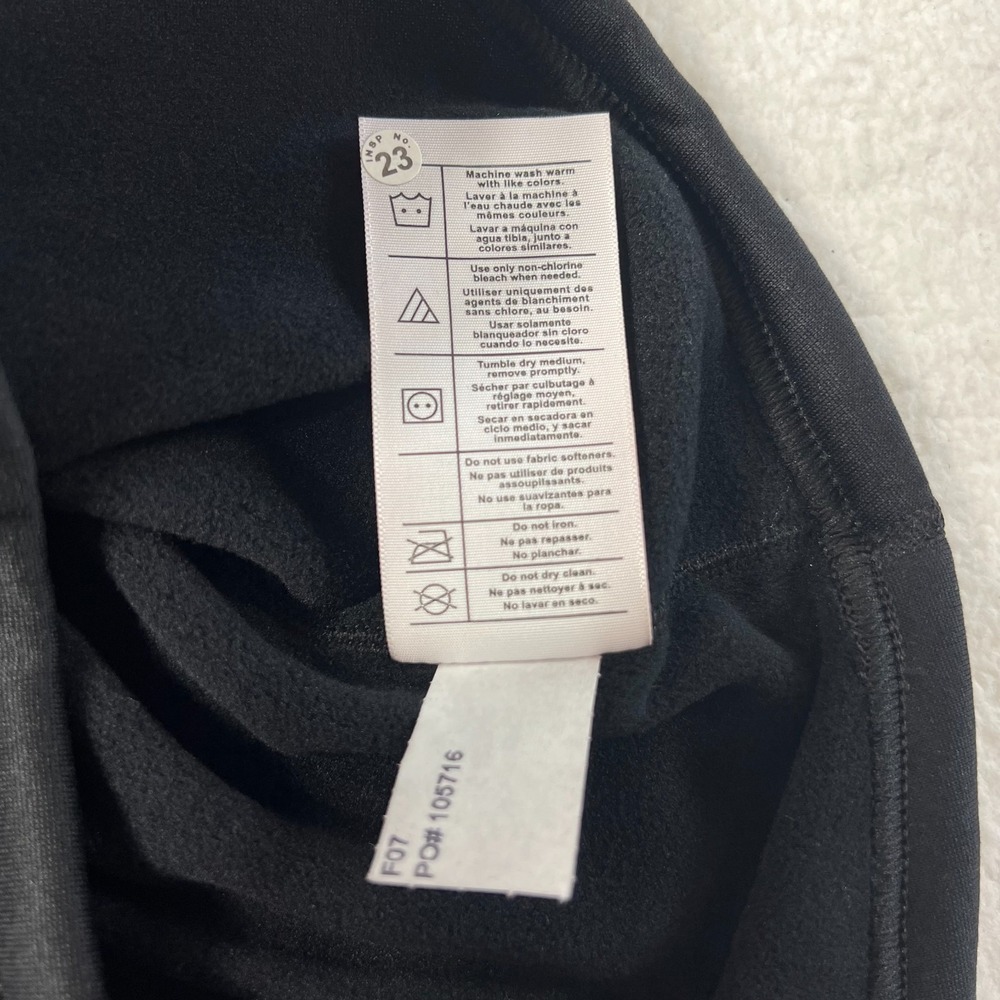 Carhartt Heavyweight Thermal Polyester Crewneck Top Black Men's Size S VTG NWT - Picture 9 of 15